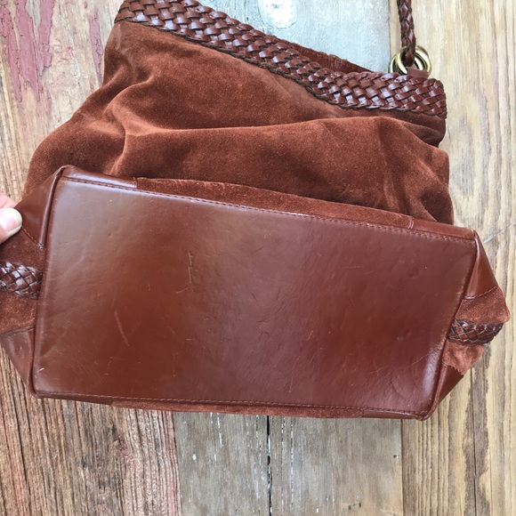 Brazilian Leather Drawstring Crossbody - Picture 5 of 8